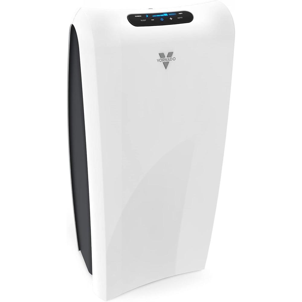 imageVornado AC550 Air Purifier with True HEPA Filter Captures Allergens Smoke Odors Pollen Dust Mold Spores Pet Dander Ice WhiteAC550