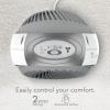imageBreesi Nursery Air Circulator Fan for Baby and Kids Room with Child Lock Hidden Cord Storage FingerFriendly Design WhiteWhite