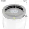 imagePurio Nursery Air Purifier with True HEPA Filter Safety Features and Soothing Glow White