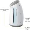 imagePurio Nursery Air Purifier with True HEPA Filter Safety Features and Soothing Glow White