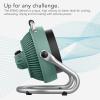 imageVornado 293 Large Heavy Duty Shop Fan 3 Speed Electric Fan High Impact Casing IP54Rated Motor Whole Room Air Circulator Pivoting Head Carry Handle 16 Floor Fan for Bedroom and Garage YellowGreen