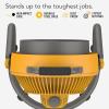 imageVornado 293 Large Heavy Duty Shop Fan 3 Speed Electric Fan High Impact Casing IP54Rated Motor Whole Room Air Circulator Pivoting Head Carry Handle 16 Floor Fan for Bedroom and Garage YellowYellow
