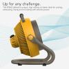 imageVornado 293 Large Heavy Duty Shop Fan 3 Speed Electric Fan High Impact Casing IP54Rated Motor Whole Room Air Circulator Pivoting Head Carry Handle 16 Floor Fan for Bedroom and Garage YellowYellow