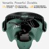 imageVornado 293 Large Heavy Duty Shop Fan 3 Speed Electric Fan High Impact Casing IP54Rated Motor Whole Room Air Circulator Pivoting Head Carry Handle 16 Floor Fan for Bedroom and Garage YellowGreen