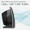 imageVornado 573 Compact Flat Panel Air Circulator Fan 3 Speeds Moves Air 60 Feet Fan for Bedroom Home Office BlackModern