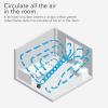 imageVornado 573 Compact Flat Panel Air Circulator Fan 3 Speeds Moves Air 60 Feet Fan for Bedroom Home Office BlackModern
