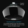 imageVornado 660 Large Whole Room Air Circulator Fan for Home 4 Speeds and 90Degree Adjustable Tilt Removable Grill 10 Inch Floor Fan for Bedroom Office BlackBlack