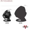imageVornado 660 Large Whole Room Air Circulator Fan for Home 4 Speeds and 90Degree Adjustable Tilt Removable Grill 10 Inch Floor Fan for Bedroom Office BlackBlack