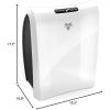 imageVornado AC550 Air Purifier with True HEPA Filter Captures Allergens Smoke Odors Pollen Dust Mold Spores Pet Dander Ice WhiteAC350
