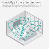 imageVornado EVDC500 Energy Smart Evaporative Humidifier with Automatic Shutoff 2 Gallon Capacity LED Display SimpleTank for Easy Fill and Cleaning Dual Tank Electronic Humidistat 4 Fan SpeedsEVDC300  1 gallon
