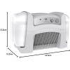 imageVornado Evap40 4Gallon Evaporative Humidifier Adjustable Humidistat 3 Speed Settings Coverage up to 1000 sqft 4Gallon Output 24 Hrs Dual Tank Perfect for Home Bedroom and Large Spaces