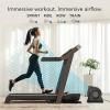 imageVornado FLY MAX High Velocity Fitness Floor Fan Omnidirectional Remote with Equipment Straps 4 Speed Settings Adjustable Tilt Whole Room Circulation Powerful Fan for Training Sessions Black