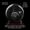 imageVornado Glide Vortex Heater Whole Room 2 Heat Settings Adjustable Tilt Advanced Safety Adjustable Thermostat Signature Vortex Heat Circulation Gentle Heating Space Heater for Bedroom BlackBlack