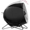 imageVornado Glide Vortex Heater Whole Room 2 Heat Settings Adjustable Tilt Advanced Safety Adjustable Thermostat Signature Vortex Heat Circulation Gentle Heating Space Heater for Bedroom BlackBlack