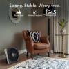 imageVornado Model 80X High Velocity Box Fan with Kick Stand Digital Display Removable Grille Variable Speed Control 112 Hour Timer Powerful Floor Fan for Bedroom Targeted Cooling Fan Cool GrayModel 80X