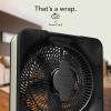 imageVornado Model 80X High Velocity Box Fan with Kick Stand Digital Display Removable Grille Variable Speed Control 112 Hour Timer Powerful Floor Fan for Bedroom Targeted Cooling Fan Cool GrayModel 80X