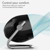 imageVornado Pivot6 Whole Room Air Circulator Fan with 4 Speeds Remote Control Rotating Axis Black