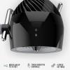 imageVornado Pivot6 Whole Room Air Circulator Fan with 4 Speeds Remote Control Rotating Axis Black