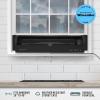 imageVornado TRANSOM Window Fan with 4 Speeds Remote Control Reversible Exhaust Mode Weather Resistant Case Black Whole RoomBlack