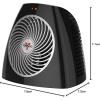 imageVornado VH202 Personal Space Heater Advanced Safety Features 2 Heat Settings Direct Heating Fan Only Setting CoolTouch Exterior Signature Vortex Heat Circulation Gentle Heating BlackBlack