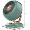 imageVornado VHEAT Vintage Metal Heater Whole Room Circulation Adjustable Thermostat GreenGreen