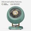 imageVornado VHEAT Vintage Metal Heater Whole Room Circulation Adjustable Thermostat GreenGreen