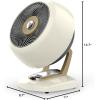 imageVornado VHEAT Vintage Metal Heater Whole Room Circulation Adjustable Thermostat GreenVintage White
