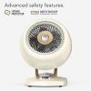 imageVornado VHEAT Vintage Metal Heater Whole Room Circulation Adjustable Thermostat GreenVintage White