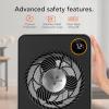 imageVornado VMHi300 Whole Room Metal Space Heater Mechanical Thermostat Advanced Safety TipOver Protection Gentle Heating Vortex Heat Circulation Metal Space Heater for Home and Bedroom Storm GrayVMHi600