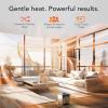 imageVornado VMHi300 Whole Room Metal Space Heater Mechanical Thermostat Advanced Safety TipOver Protection Gentle Heating Vortex Heat Circulation Metal Space Heater for Home and Bedroom Storm GrayVMHi600