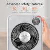 imageVornado VMHi300 Whole Room Metal Space Heater Mechanical Thermostat Advanced Safety TipOver Protection Gentle Heating Vortex Heat Circulation Metal Space Heater for Home and Bedroom Storm GrayVMHi500  Gloss White