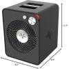 imageVornado VMHi300 Whole Room Metal Space Heater Mechanical Thermostat Advanced Safety TipOver Protection Gentle Heating Vortex Heat Circulation Metal Space Heater for Home and Bedroom Storm GrayVMHi300  Storm Gray
