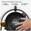 imageVornado Velocity HD Garage Space Heater with Fan Tilt Head Advanced Safety FeaturesBlack Whole Room