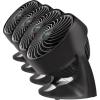 imageVornado 133 Small Room Air Circulator Fan 2 Speeds Adjustable Head Table Fan for Desk Nightstand BlackSmall Pack of 4