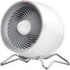 imageVornado Glide Vortex Heater Whole Room 2 Heat Settings Adjustable Tilt Advanced Safety Adjustable Thermostat Signature Vortex Heat Circulation Gentle Heating Space Heater for Bedroom BlackWhite