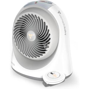imageSensa Nursery Space Heater 1200W with Adjustable Thermostat Electric Heater for Baby with Locking Controls Tipover Protection Safety Shutoff Crib Temperature SensorSensa
