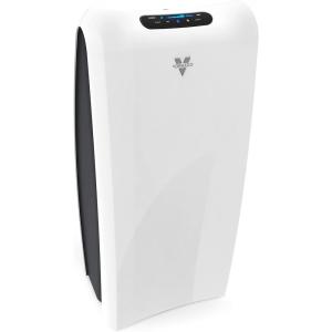 imageVornado AC550 Air Purifier with True HEPA Filter Captures Allergens Smoke Odors Pollen Dust Mold Spores Pet Dander Ice WhiteAC550