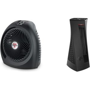 imageVornado AVH2 Advanced Whole Room Heater with Automatic Climate Control Timer Fan Only Option Black CompactAVH2 Advanced
