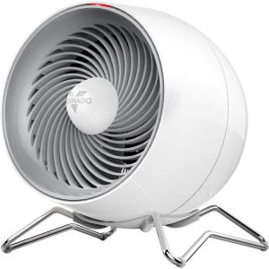 imageVornado Glide Vortex Heater Whole Room 2 Heat Settings Adjustable Tilt Advanced Safety Adjustable Thermostat Signature Vortex Heat Circulation Gentle Heating Space Heater for Bedroom BlackWhite