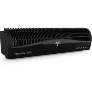 imageVornado TRANSOM Window Fan with 4 Speeds Remote Control Reversible Exhaust Mode Weather Resistant Case Black Whole RoomBlack
