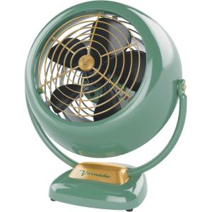 imageVornado VFAN Sr Vintage Fan Large Retro Metal Air Circulator for Cooling ampamp Decor 3 Speed Settings Adjustable Tilt Durable Construction Powerful Cooling Airflow Floor Fan for Home GreenGreen