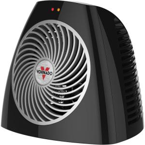 imageVornado VH202 Personal Space Heater Advanced Safety Features 2 Heat Settings Direct Heating Fan Only Setting CoolTouch Exterior Signature Vortex Heat Circulation Gentle Heating BlackBlack