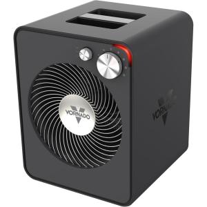 imageVornado VMHi300 Whole Room Metal Space Heater Mechanical Thermostat Advanced Safety TipOver Protection Gentle Heating Vortex Heat Circulation Metal Space Heater for Home and Bedroom Storm GrayVMHi300  Storm Gray