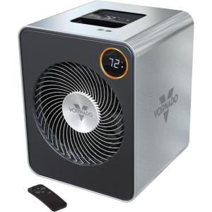 imageVornado VMHi300 Whole Room Metal Space Heater Mechanical Thermostat Advanced Safety TipOver Protection Gentle Heating Vortex Heat Circulation Metal Space Heater for Home and Bedroom Storm GrayVMHi600