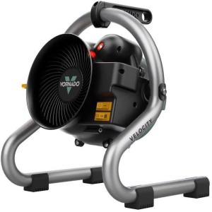 imageVornado Velocity HD Garage Space Heater with Fan Tilt Head Advanced Safety FeaturesBlack Whole Room