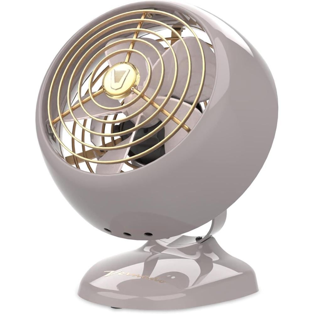 imageVornado VFAN Mini Fan Classic Vintage Fan Retro Metal Air Circulator For Desk ampamp Bedside 2 Speeds Adjustable Tilt Personal Cooling with Targeted Airflow Quiet Fan GreenDriftwood