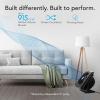 imageVornado 673T Whole Room Air Circulator Fan with Pivoting Head 3 Speed Settings Adjustable Tilt Manual Control Signature Vortex Action Deep Pitched Fan Blades Powerful Airflow BlackWhole Room