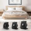 imageVornado 673T Whole Room Air Circulator Fan with Pivoting Head 3 Speed Settings Adjustable Tilt Manual Control Signature Vortex Action Deep Pitched Fan Blades Powerful Airflow BlackWhole Room
