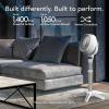imageVornado 6803DC Energy Smart Medium Pedestal Air Circulator Fan with Variable Speed Control Ice White CR10259436803DC  Pedestal