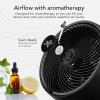 imageVornado 753 OSC Whole Room Air Circulator Fan with Oscillation Included Remote Auto Mode Aromatherapy with Included Scent Pads 3 Speeds EasyClean Removable Grille Powerful Airflow Black